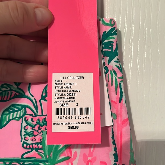 NWT Lilly Pulitzer Dress - girls 3T - Picture 3 of 3